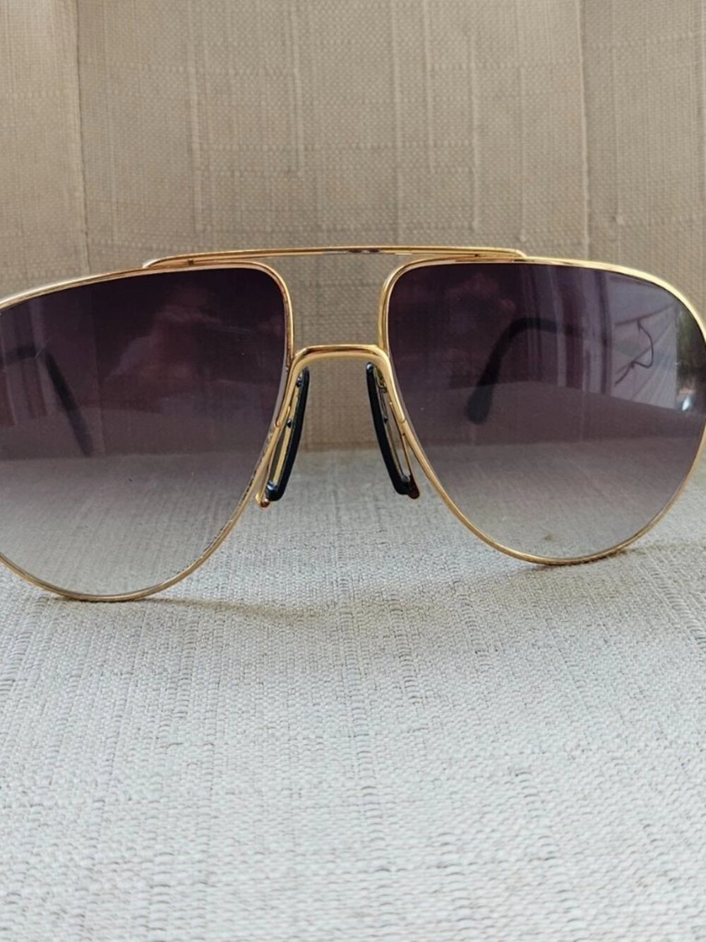 Vintage Carrera X Movado Men Sunglasses Eyewear Gold Tone Metal Germany Rare - Picture 4 of 11